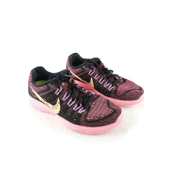 Nike LunarTempo Black/Sunset Glow-Pink-Fuchsia Size 8 - Picture 1 of 9